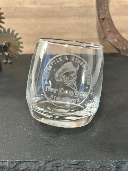 Cowboy`s Whiskey Glas