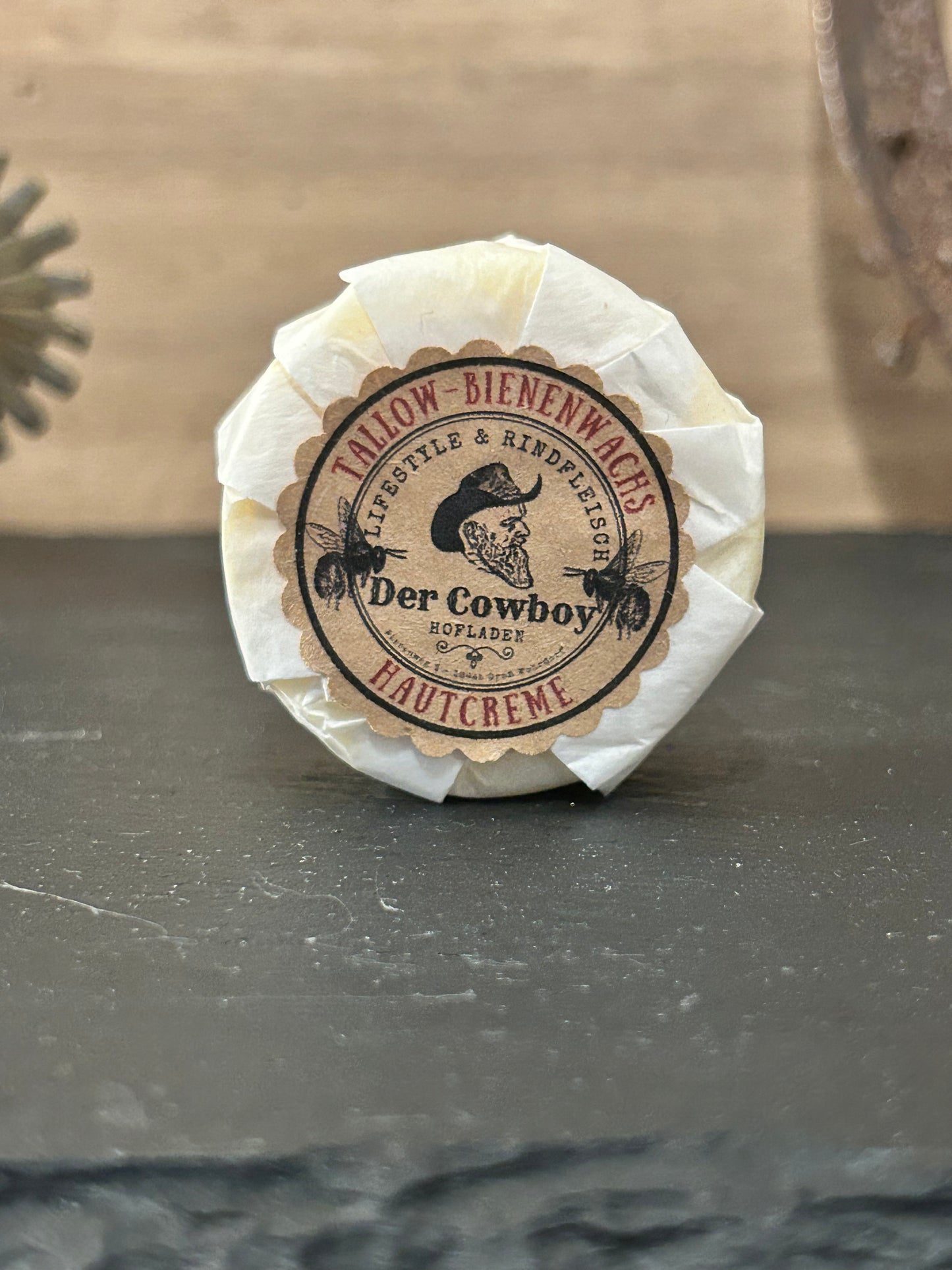 Tallow-Bienenwachs Hautcreme